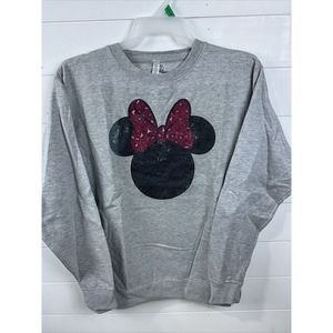 Disney Minnie Mouse sweatshirt‎ Large Gray